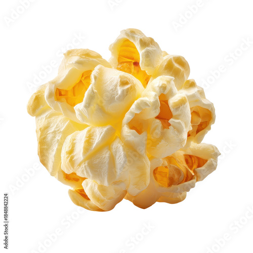 corn kernel popped popcorn single piece isolated PNG
