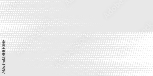 Dot white gray wave light technology texture background. Abstract big data digital concept.