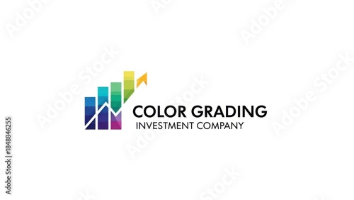 Free Download Colorful financial growth chart logo for a vibrant investment company focused on market success - GFXLoad