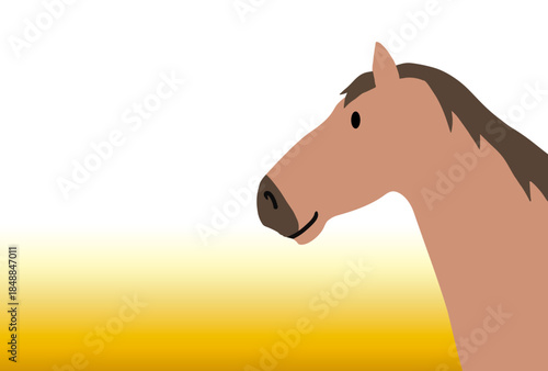 馬, 年賀状, 和風, 和柄, 新年, 動物, クリスマス, うま, ベクター, イラスト