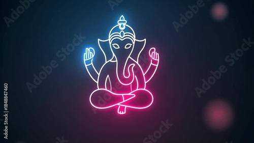 vector illustration of an abstract background with light