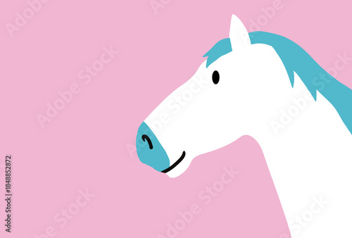 馬, 年賀状, 和風, 和柄, 新年, 動物, クリスマス, うま, ベクター, イラスト