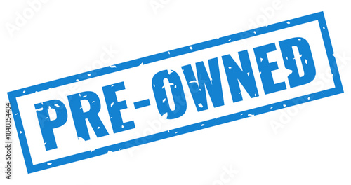 Pre-owned grunge ink seal