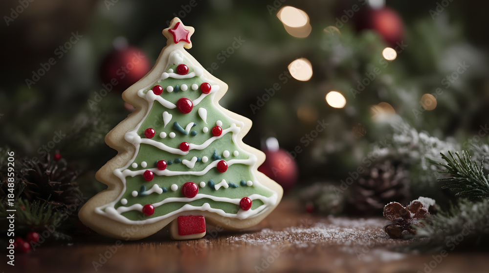 Obraz premium Christmas cookie