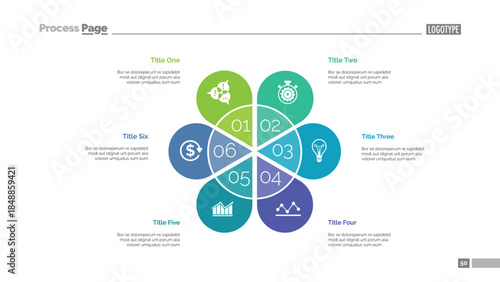 Options around main point slide template
