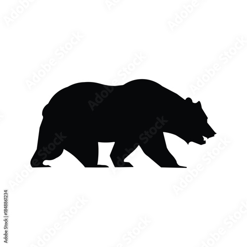 Bear Silhouette Icon – Stock Market Bearish Trend and Finance Symbol
Strong bear silhouette icon representing bearish market trend, stock market decline, financial risk and economic downturn.