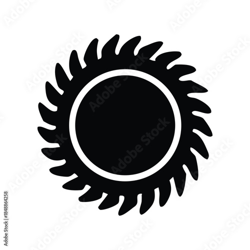 Symbolic graphic illustrating workplace safety by prohibiting hazardous banana peels, emphasizing accident prevention in an industrial or mechanical environment