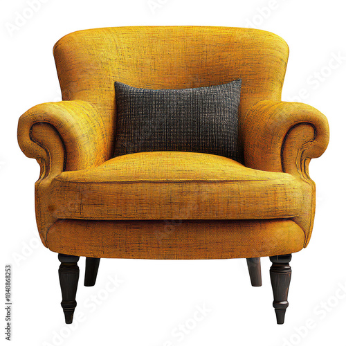 armchair isolated on white background