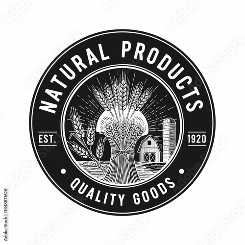 grunge rubber stamp natural product with the name of the world