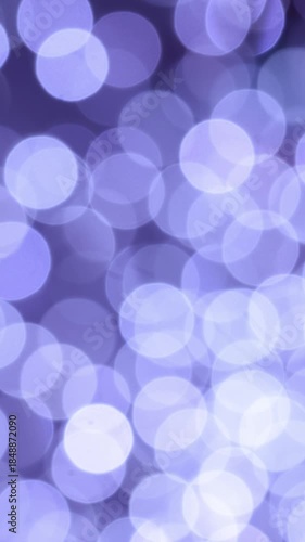 blurred Christmas Purple Bokeh Lights Background: Abstract Soft Glow and twinkling effect, none AI