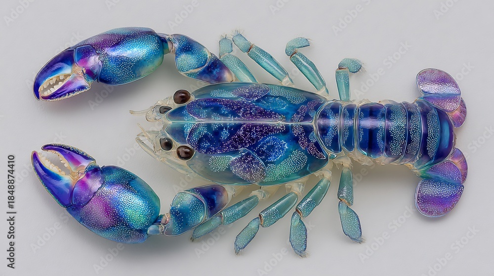 Fototapeta premium lobster on a white background