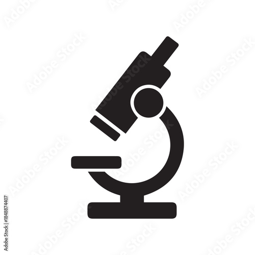 Microscope icon vector illustration