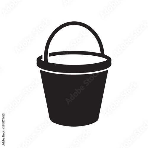 bucket icon vector design illustration