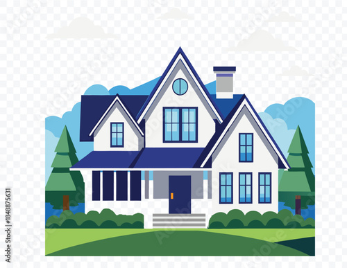vector illustration of a house
