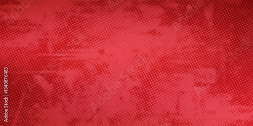 Vibrant Red Abstract Halftone Texture Background for Design and Visual Projects