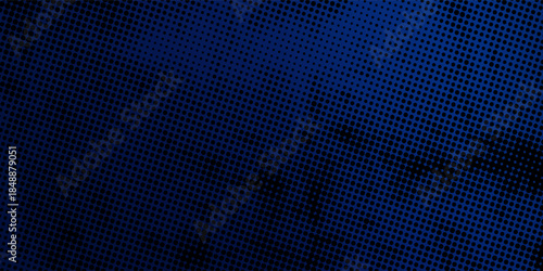 Blue Halftone Pattern Background With Dots For Graphic Design And Digital Projects