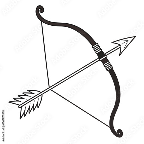 Classic bow and arrow