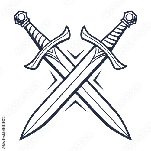 Crossed swords symbol