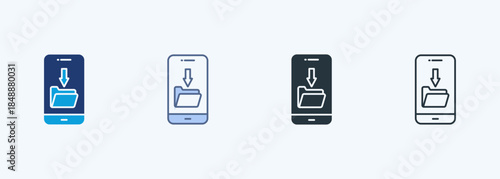 Mobile Ui Multiple Style Icon Collection