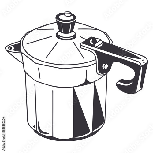 Classic stovetop coffee maker