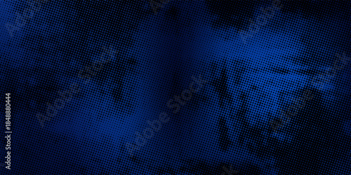 Abstract Blue Halftone Pattern Background For Design Projects And Visual Content