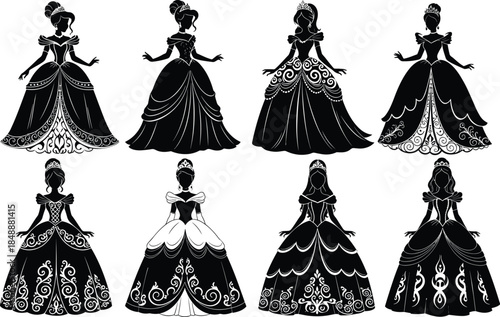 Female figure walking side profile silhouette vector illustration, woman in sportswear, active lifestyle, exercise, fitness, leisure, black graphic minimal design element, full body outline.