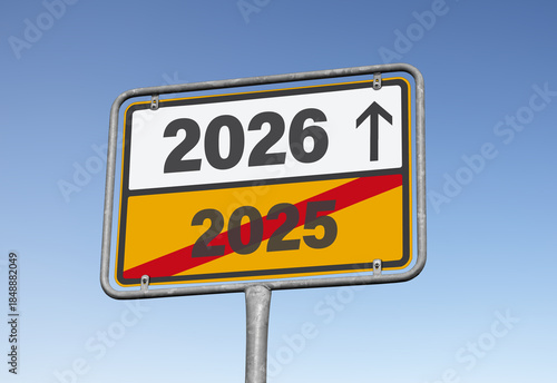 Ortstafel, Jahreswechsel, 2025, 2026