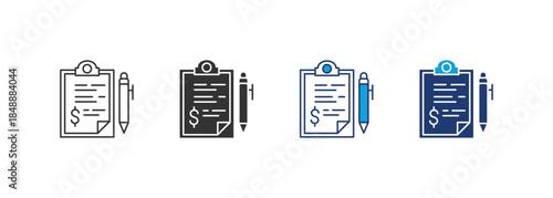 Quotation Icon Set Multiple Style Collection