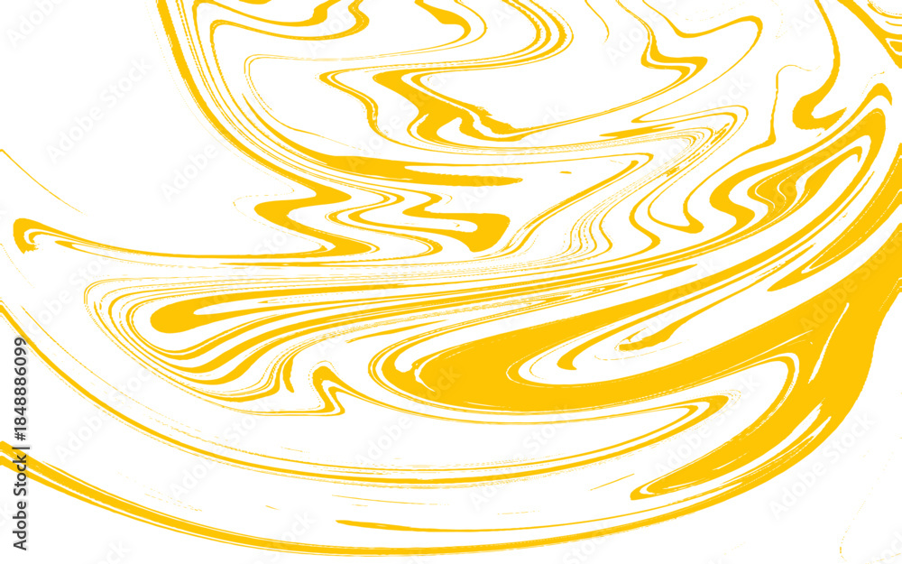 Obraz premium Modern detailed abstract marble design template. Background of fluid marble. Yellow ebru liquid marble. 