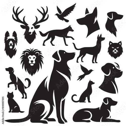 The Shape of a Good Dog  or dog silhouette