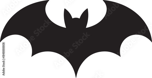 Logo Vector Graphic Illustration Symbol Icon Emblem Silhouette Dark Knight Superhero Emblem...