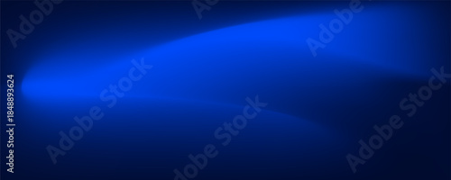 Deep blue ocean gradient wallpaper. Abstract deep dark navy underwater background. Night sky and deep water surface design. Blur sea backdrop for presentation, brochure, poster, banner. Vector