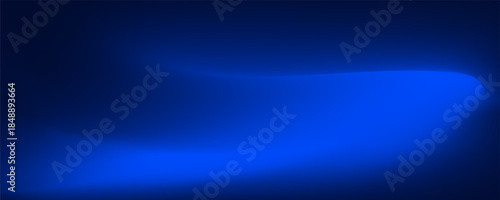 Deep blue ocean gradient wallpaper. Abstract deep dark navy underwater background. Night sky and deep water surface design. Blur sea backdrop for presentation, brochure, poster, banner. Vector