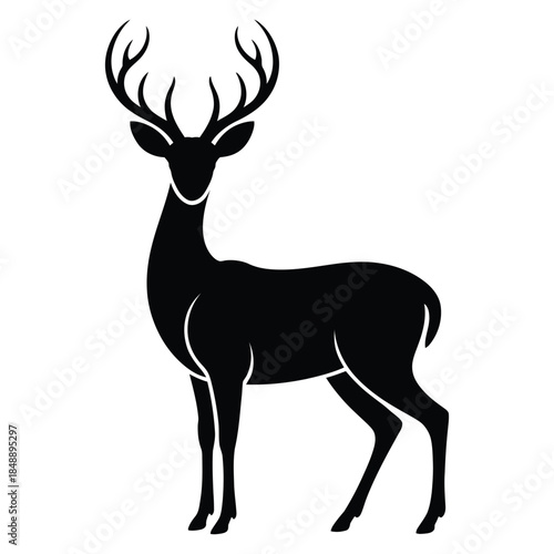 deer silhouette vector