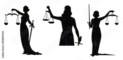 lady justice vectors