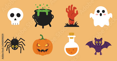 cute halloween icons