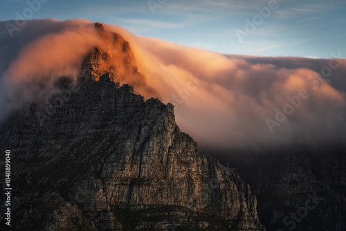 closed up view with a Table cloth on Cape Town