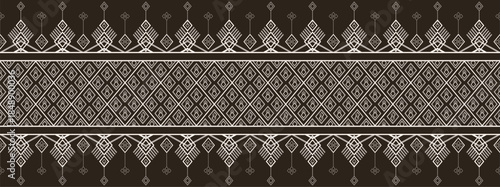 geometric ethnic pattern seamless pattern vector style