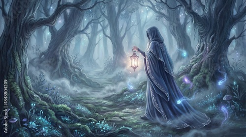 Tarot Magic The Hermit Card Seeking Inner Wisdom In Solitary Light