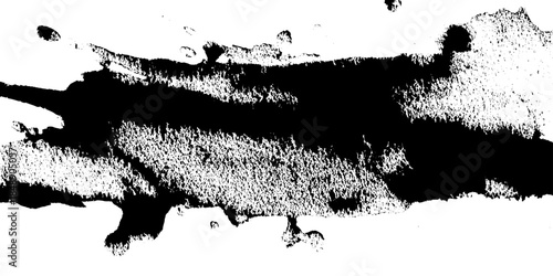 Vector grunge brush strokes texture rough black scratches for wallpaper, Abstract black and white gritty grunge background,  vector grunge paintbrush,Vector illustration. Isolated on white background 