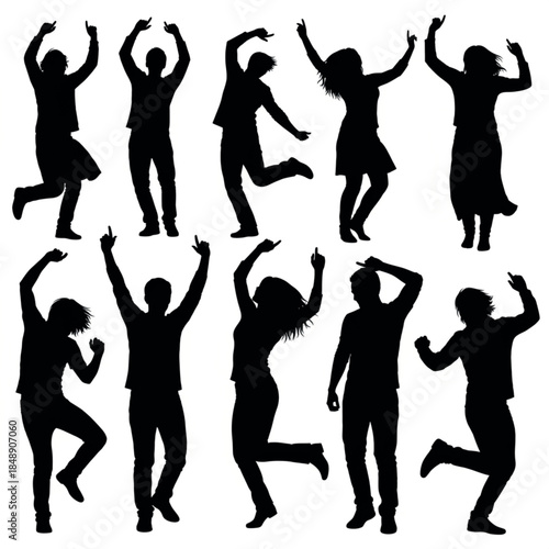 Dancing Silhouettes – Expressive Human Poses in Motion"