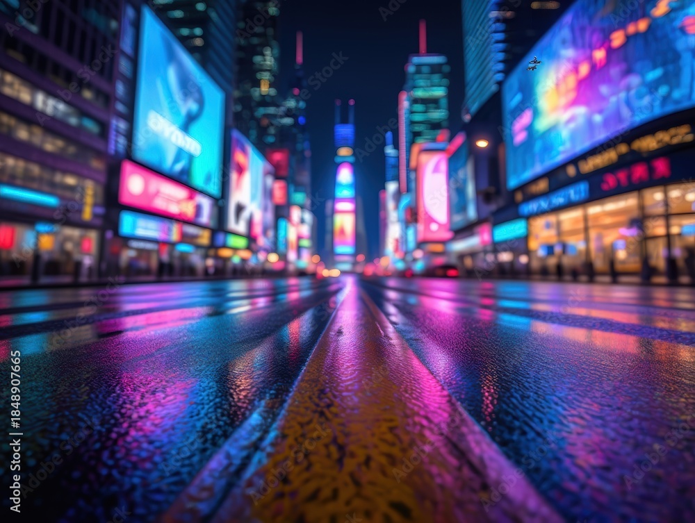 Obraz premium Times Square at Night