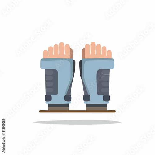 Ankle Foot Orthosis Braces Illustration Medical Support Device Accessibility Aids