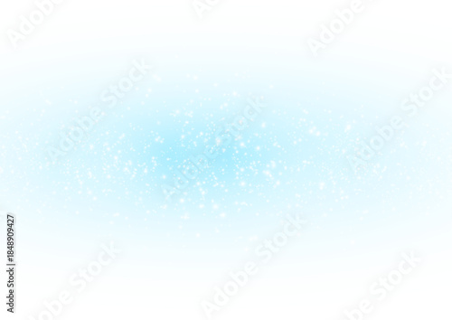 Glittering dust and shining stars float in warm light, creating a whimsical scene. Sparkles shimmer softly. Vector PNG for holiday and magical designs.