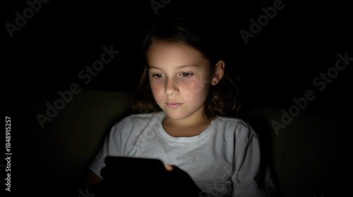 An upset and worried minor is going through an online bullying: no one should experience this. Social media regulation