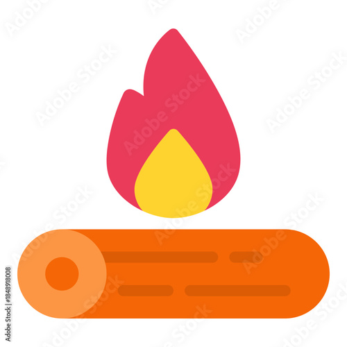 campfire or bonfire icon