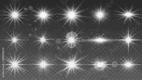 Radiant sparkle background