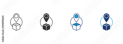 Tracking Icon Set Multiple Style Collection