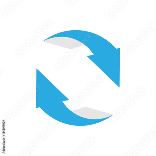 Loop Arrow logo design vector template Free Download Loop Arrow logo design vector template - GFXLoad