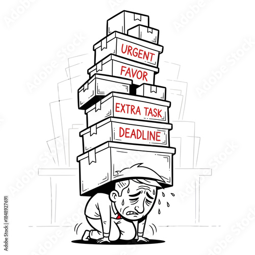 Struggling Under Heavy Workload: Concept of Professional Exhaustion and Anxiety